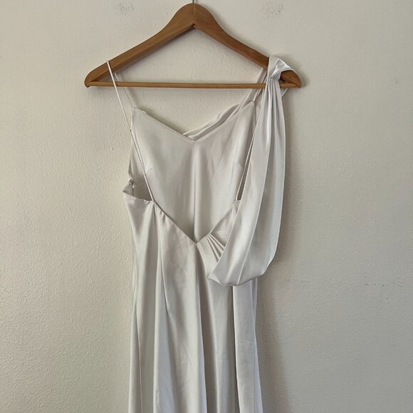 Fame and Partners Custom Draped Front Slip Dress - Picture 3 of 13
